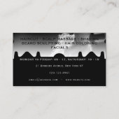 Razor Blade-Rahmen-Treuekarte Visitenkarte (Rückseite)