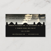 Razor Blade-Rahmen-Treuekarte Visitenkarte (Rückseite)