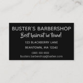 Razor Blade Visitenkarte (Rückseite)