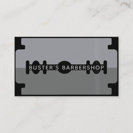 Razor Blade Visitenkarte (Vorderseite)