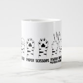 Razor Claws Funny Cat Jumbo-Tasse (Vorderseite)