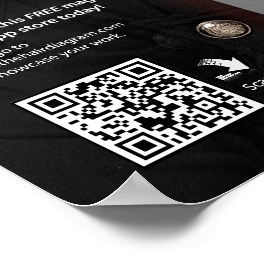 Razor Cut Quickweave Poster (Ecke)