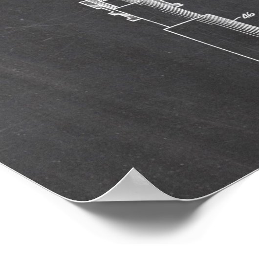 Razor Patent Poster (Ecke)