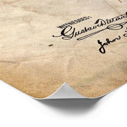 Razor-Patentposter Poster (Ecke)