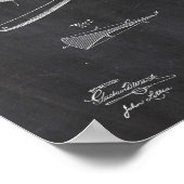 Razor-Patentposter Poster (Ecke)