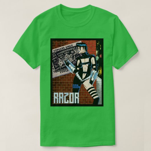 Razor PinUp T-Shirt (Design vorne)
