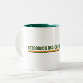 Razorback Regional Greenway Arkansas Zweifarbige Tasse (Vorderseite Links)