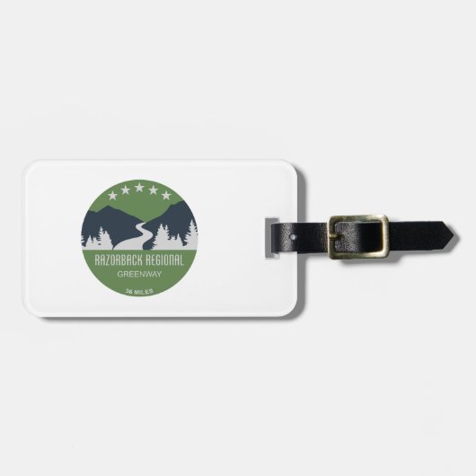 Razorback Regional Greenway Gepäckanhänger (Vorderseite horizontal)