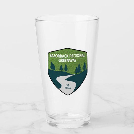 Razorback Regional Greenway Glas (Vorderseite)