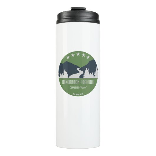 Razorback Regional Greenway Thermosbecher (Vorderseite)