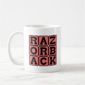 Razorback, Wild Boar Kaffeetasse (Links)