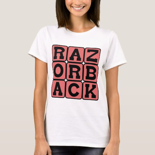 Razorback, Wild Boar T-Shirt (Vorderseite)