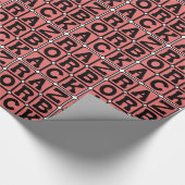 Razorback, Wildschwein Geschenkpapier (Ecke)