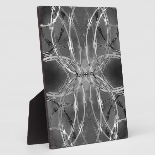 Razordraht gegen dunkle Wolken Fotoplatte (Seite)