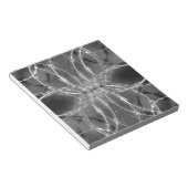 Razordraht gegen dunkle Wolken Notizblock (angewinkelt)