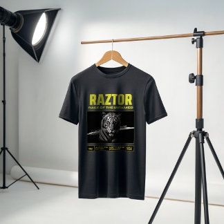 RAZTOR – Savage Tiger Alpha Warrior T-Shirt | Rage