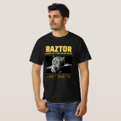 RAZTOR – Savage Tiger Alpha Warrior T-Shirt | Wut (Vorne ganz)