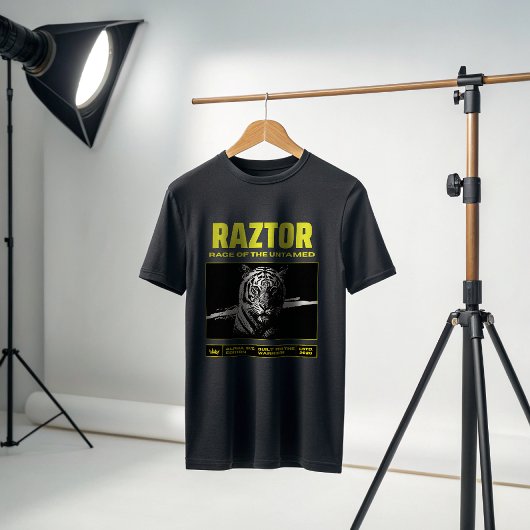 RAZTOR – Savage Tiger Alpha Warrior T-Shirt | Wut
