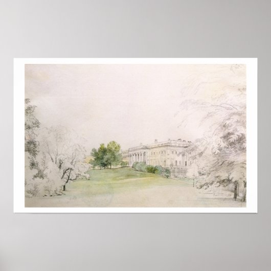 Razumovsky Palace (Bleistift & Federwerk) Poster (Vorne)