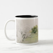 Razumovsky Palast (Bleistift u. w/c) Zweifarbige Tasse (Links)