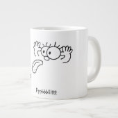 RazzBerry riesige Kaffee-Tasse Jumbo-Tasse (Vorderseite Rechts)