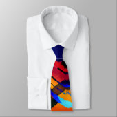 Razzle Dazzle Abstrakt Necktie Krawatte (Gebunden)