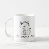 Razzle Dazzle Cat Doctor Kaffeetasse (Links)