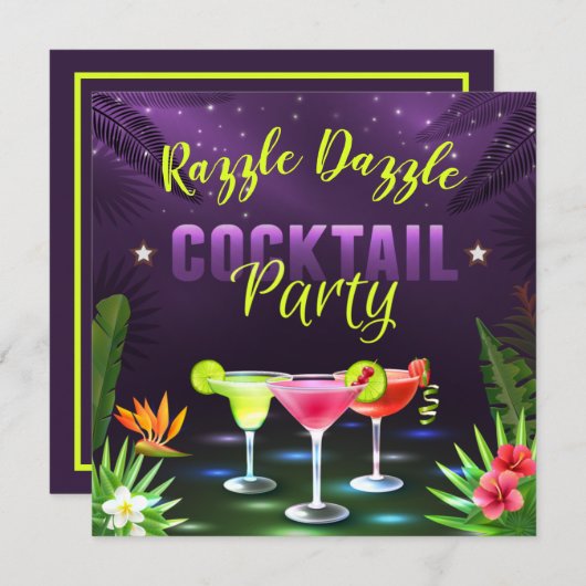 Razzle Dazzle Cocktail Mixer Mojito Party (Vorne/Hinten)