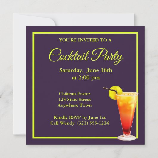 Razzle Dazzle Cocktail Mixer Mojito Party (Rückseite)