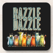 Razzle Dazzle Getränkuntersetzer Getränkeuntersetzer (Vorderseite)