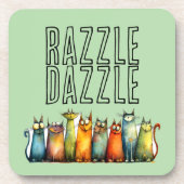Razzle Dazzle Getränkuntersetzer Getränkeuntersetzer (Vorderseite)