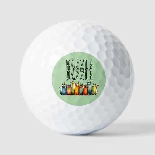 Razzle Dazzle Golfbälle (Vorderseite)