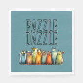 Razzle Dazzle-Papiertuch Serviette (Vorderseite)