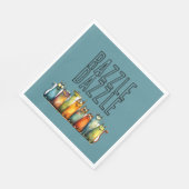 Razzle Dazzle-Papiertuch Serviette (Ecke)