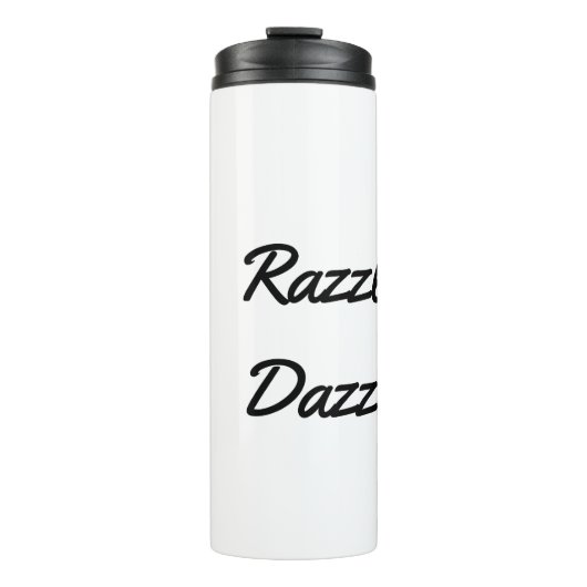 Razzle Dazzle Thermal Tumbler Thermosbecher (Vorderseite)