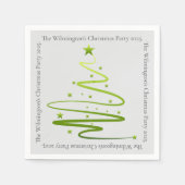 Razzle Dazzle Weihnachtsfest Party Serviette (Vorderseite)