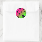 Razzle Runder Aufkleber (Tasche)