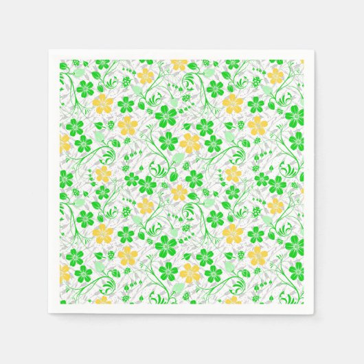 RB02.Reborn-Blume-Muster Serviette (Vorderseite)