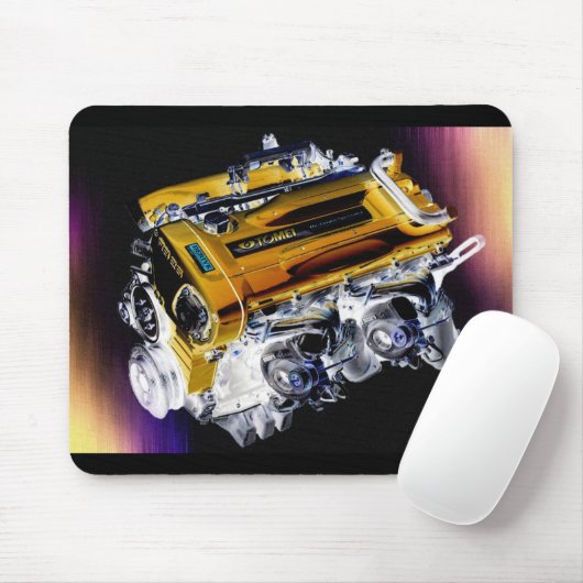 RB26 Twin Turbo Motor Mousepad (Mit Mouse)