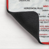 RB CheatSheet Mousepad (Ecke)