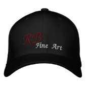RB Fine Art Basic Bestickte Baseballkappe (Vorderseite)