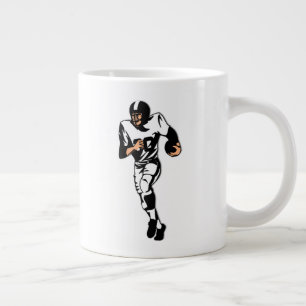 RB Football Player / Sportdesign Jumbo-Tasse