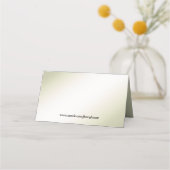 RB Football Player / Sportdesign Platzkarte (Rückseite)