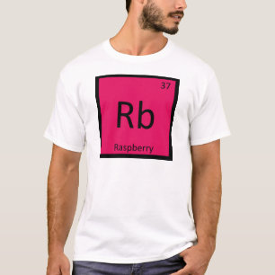 Rb - Himbeer-Fruchtchemie Periodensystem T-Shirt
