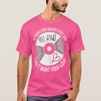 Rb Künstlerinnen Mädchen Vintage 90er R And B Graf T-Shirt