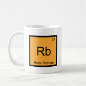Rb - Rock Bottom Funny Chemical Element Symbol T Kaffeetasse (Links)