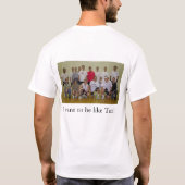 rball Spieler T-Shirt (Rückseite)