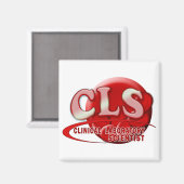 RBC CLS KLINISCHES LABORWISSENSCHAFTLICHES SWOOSH- MAGNET (Vorderseite/Rückseite)