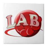 RBC LABORATORY LOGO RED BLOOD CELLS FLIESE (Vorderseite)