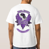 RBC Logo_purple_ I Liebe-Kurven T-Shirt (Rückseite)